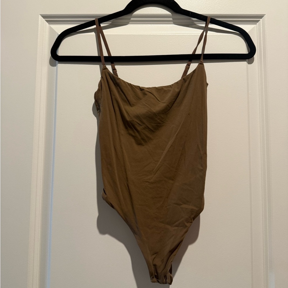 SKIMS Chocolate Brown Bodysuit